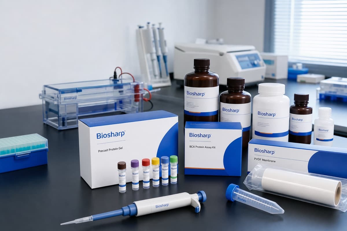 Biosharp 蛋白预制胶、蛋白定量试剂盒、转印膜与常用试剂